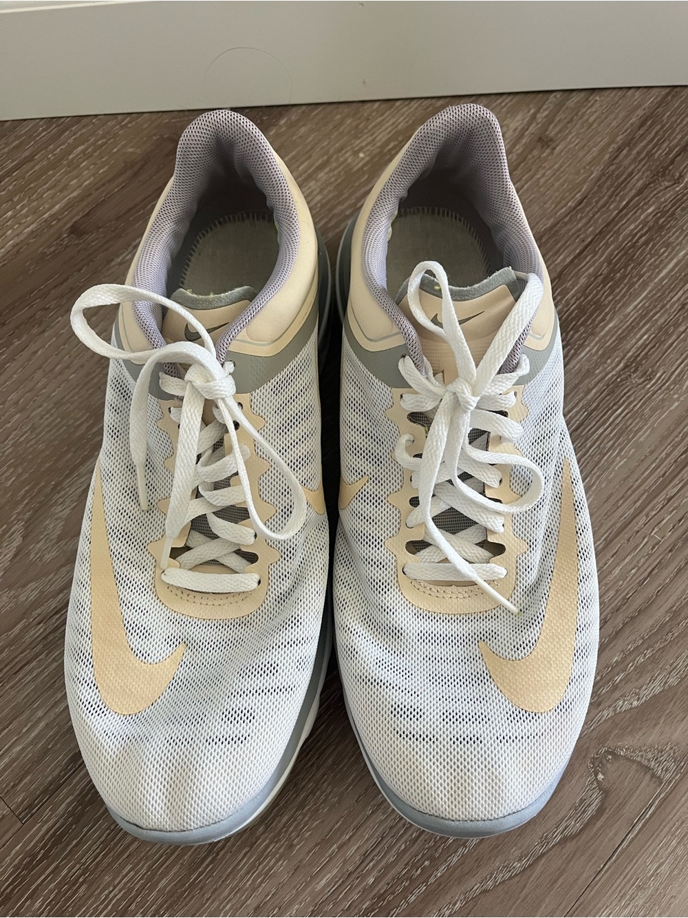 Nike Women’s Mesh Running Sneakers - White & Cream